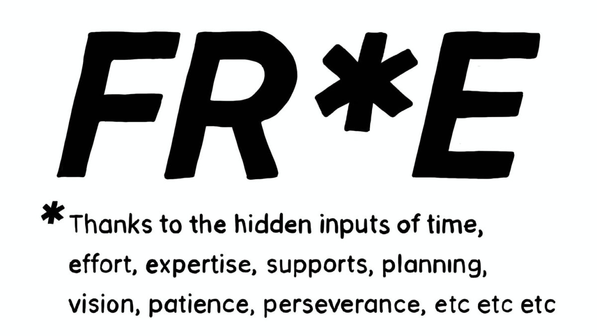 Getting Clear: The true cost of free.